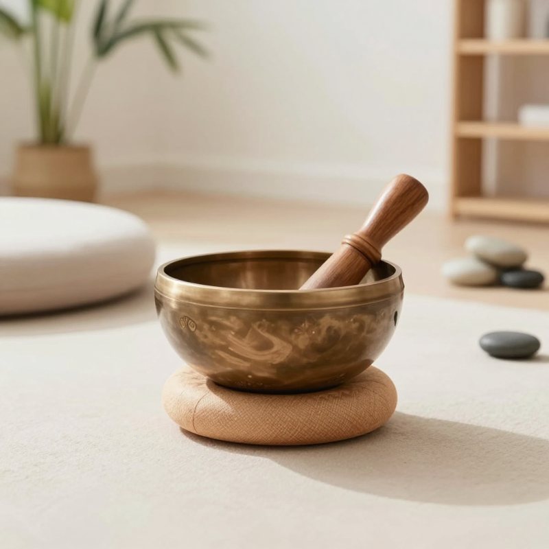 AI-generated picture: Singing bowl set, The Ohm Store