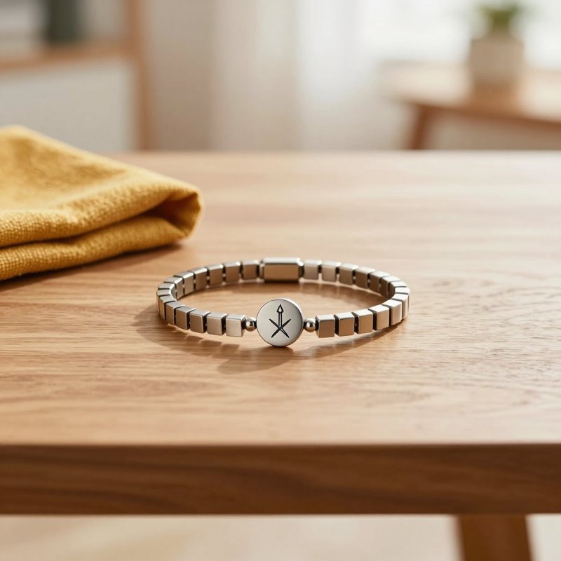 AI-generated picture: Khanda bracelet