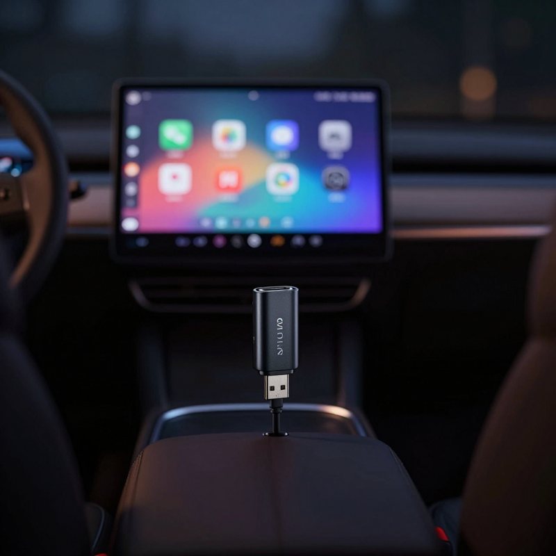 AI-generated picture: Wireless CarPlay adapter