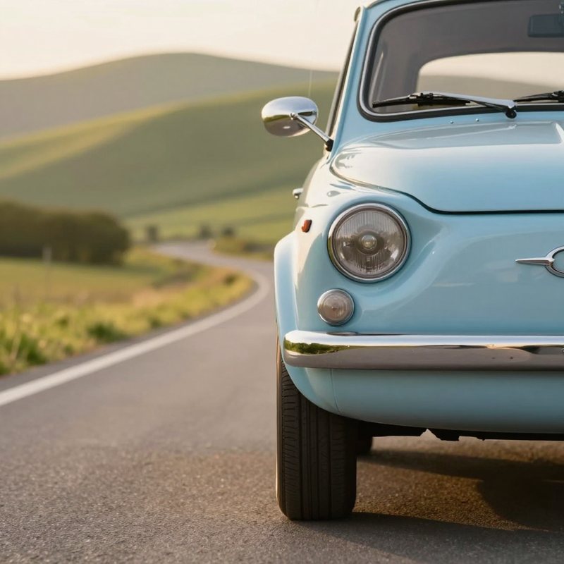 AI-generated picture: Air-cooled VW Beetles