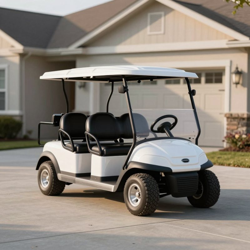 AI-generated picture: Golf carts and upgrades